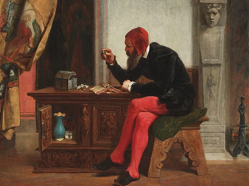 1817-Edwin White - L'Antiquario, 1855